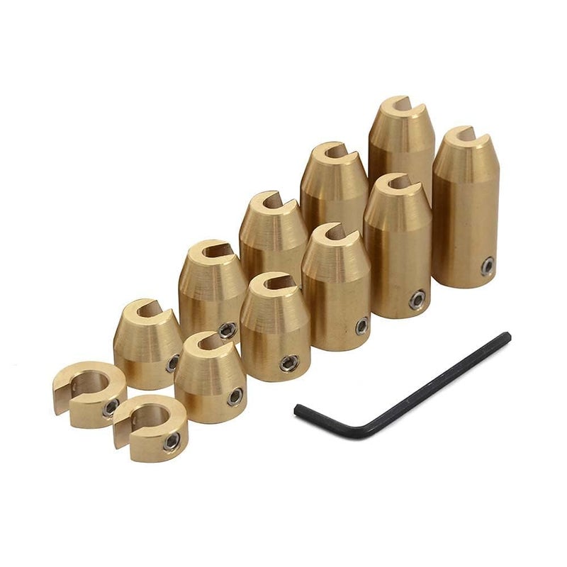 NICECNC مجموعة NICECNC من 12 وزن توازن عجلات الدراجة النارية القابلة لإعادة الاستخدام من النحاس - Image 3